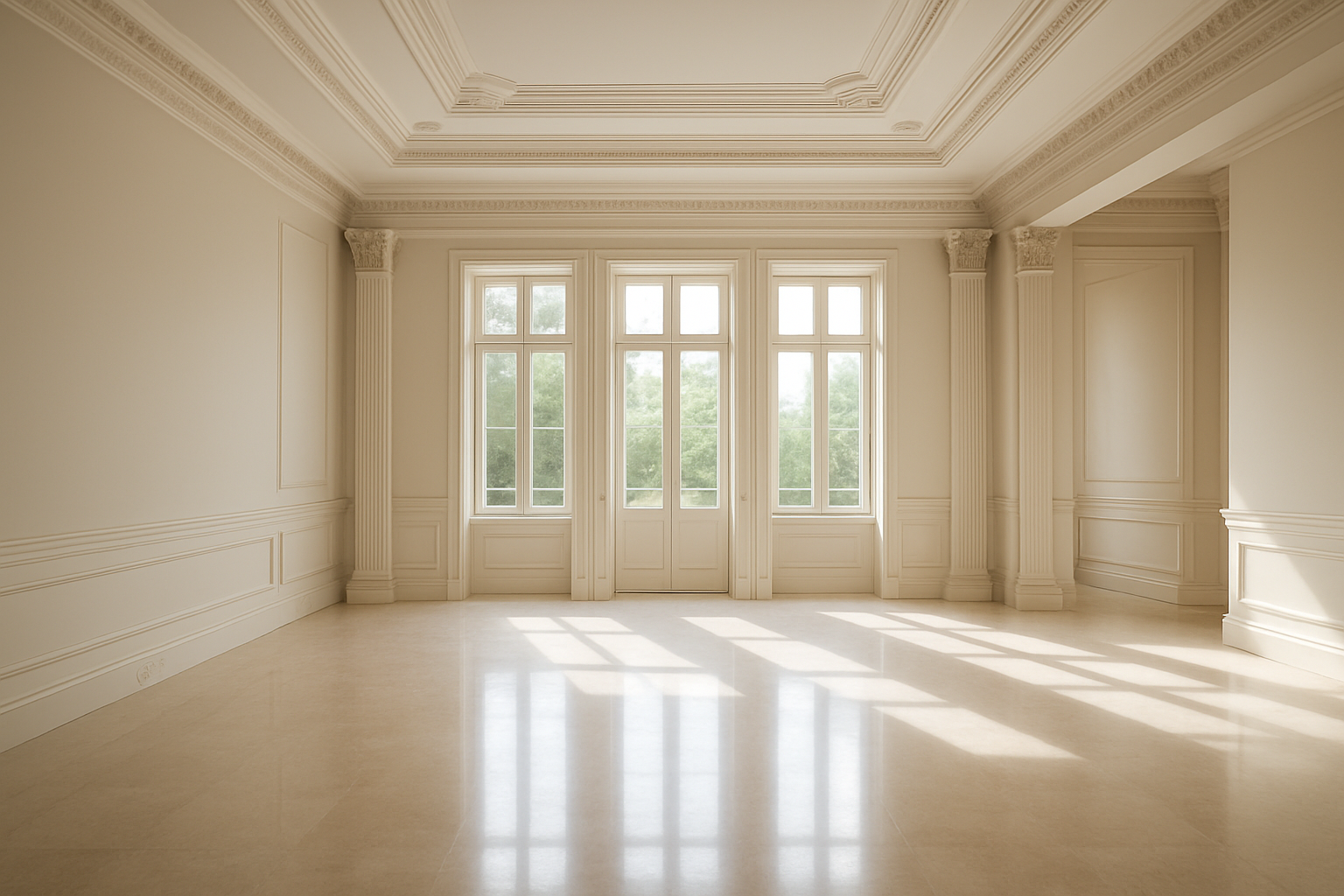 Blank Luxury Room