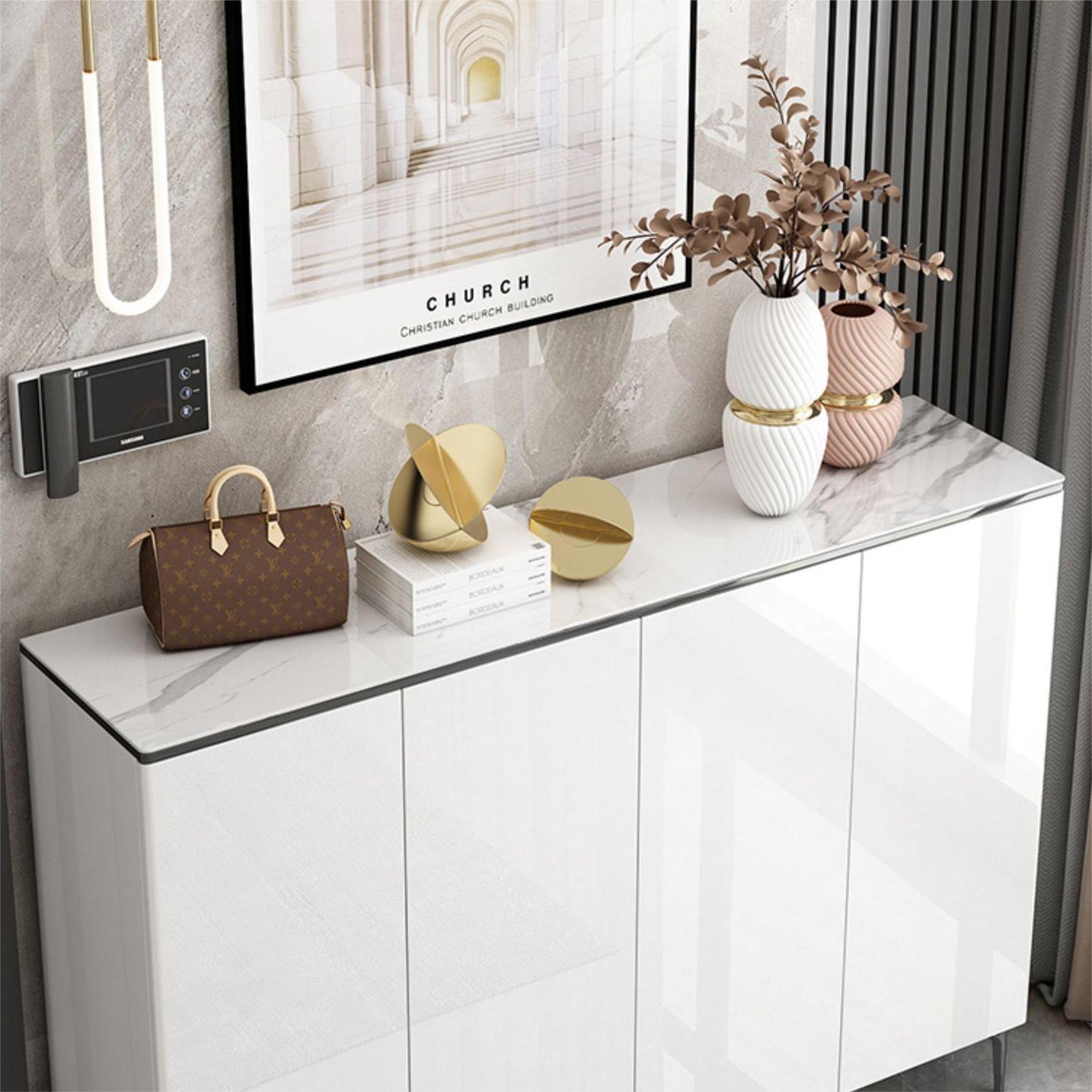 Madge Shoe Storage, White-Weilai Concept-Weilai Concept