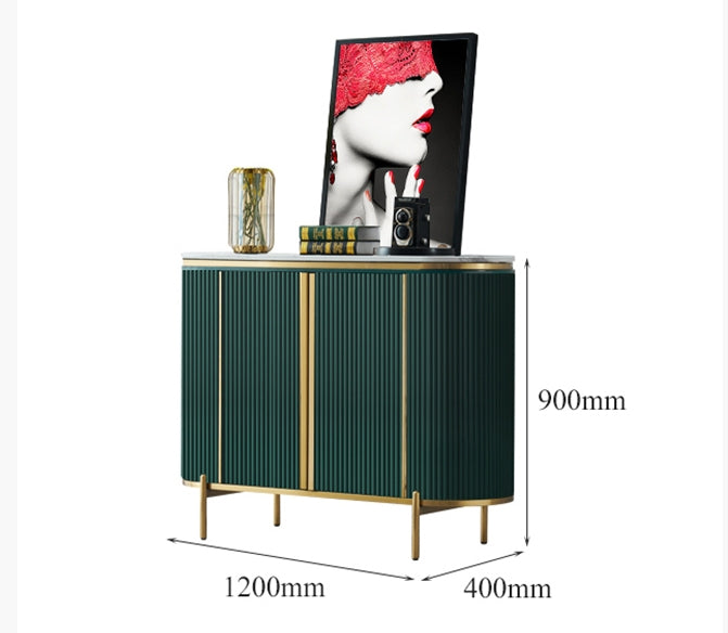Elec Sideboard, Green & Gold-Weilai Concept-Weilai Concept