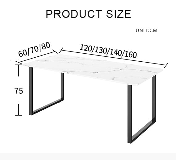 Casson Office Desk, Sintered Stone-Weilai Concept-Weilai Concept