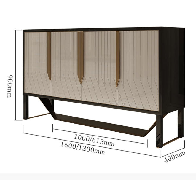 S912 Sideboard, Khaki & Gold-Weilai Concept-Weilai Concept