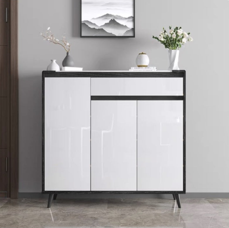 Kamen Shoe Storage, White-Weilai Concept-93x34x100cm-Weilai Concept