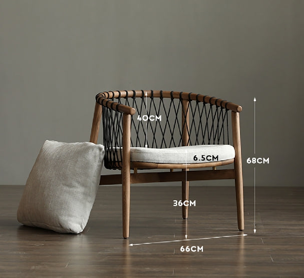 Hans Style AN81 Armchair, Walnut-Weilai Concept-Weilai Concept