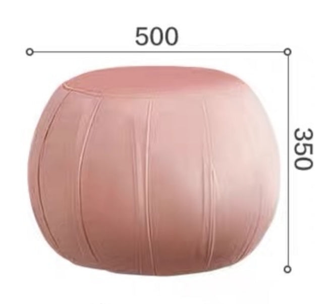 Pumpkin Stool, Pink/Green-Stool-Weilai-Weilai Concept