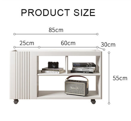 Dulcie Side Table With Wheels, Hallway Storage-Weilai Concept-Weilai Concept