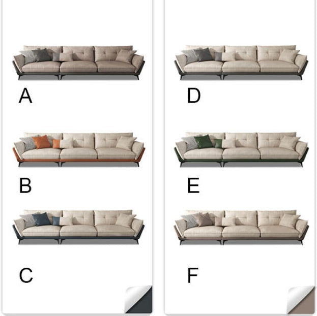 Ozzie Two Seater, Three Seater, Four Seater Sofa, Leathaire-Weilai Concept-Weilai Concept