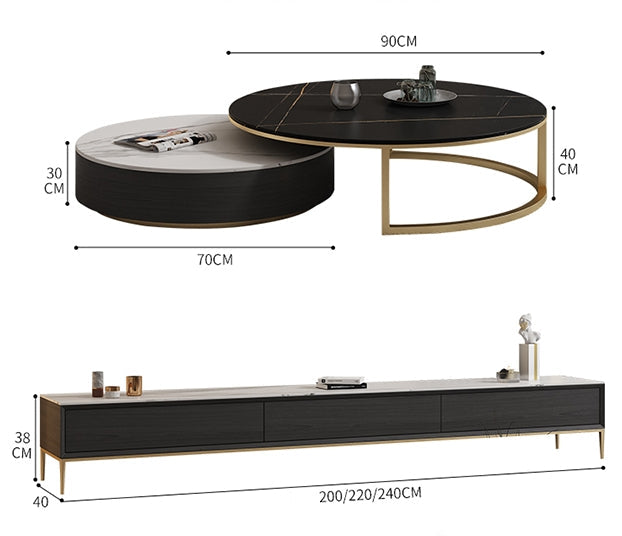 Bigbiglife TV Stand, Sintered Stone-Weilai Concept-Weilai Concept