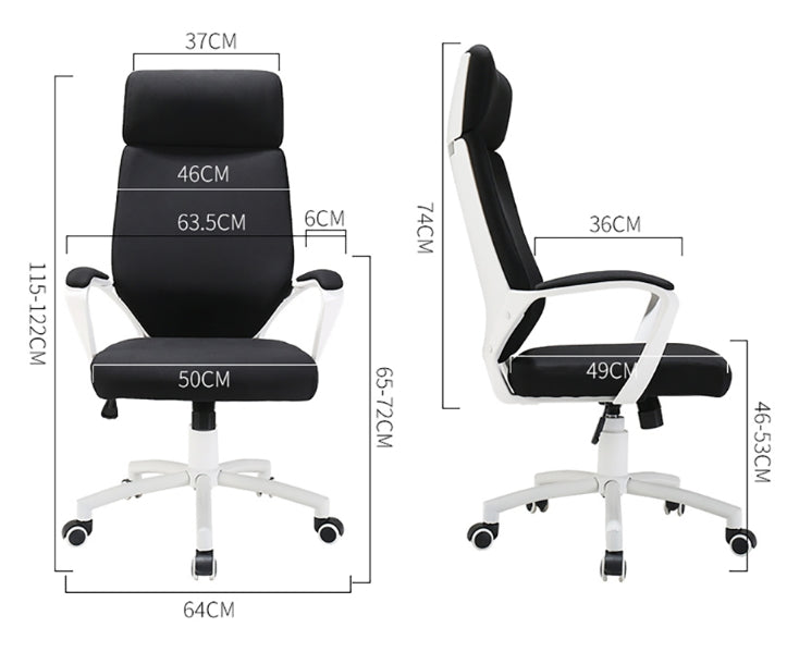 UA63 Office Chair, White-Weilai Concept-Weilai Concept