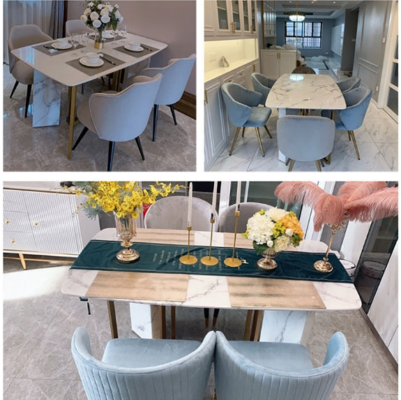FenX Dining Table, Dining Table, Sintered Stone And Gold-Weilai Concept-Weilai Concept