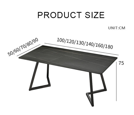 Sierra Office Desk, Sintered Stone-Weilai Concept-Weilai Concept