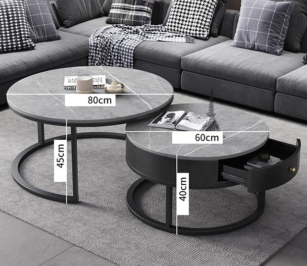 Leslie Nesting Coffee Table-Weilai Concept-Weilai Concept