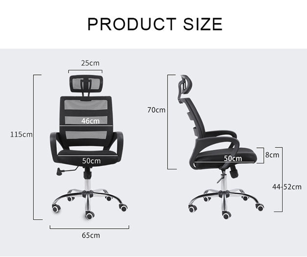 Herman Office Chair, Black-Weilai Concept-Weilai Concept