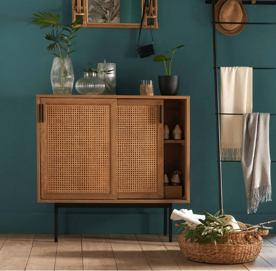 Acacia Cane Rattan Sideboard-Weilai Concept-Weilai Concept