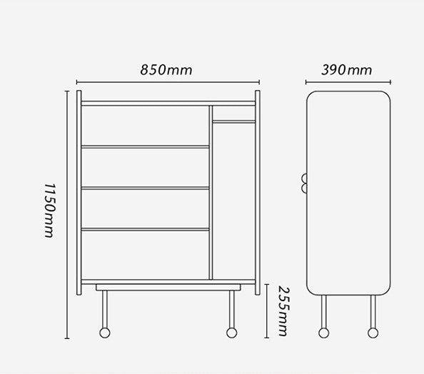 Lipa Sideboard, Small Cabinet, Solid Wood-Weilai Concept-Weilai Concept