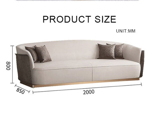 Demure Three Seater Sofa, Velvet-Weilai Concept-Weilai Concept