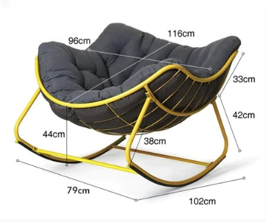 Seattle Rocking Chair, Indoor/ Outdoor Furniture-Weilai Concept-Weilai Concept