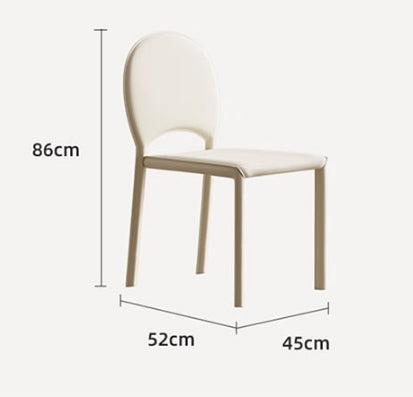 Yedda Dining Chair, Cream-Weilai Concept-Weilai Concept