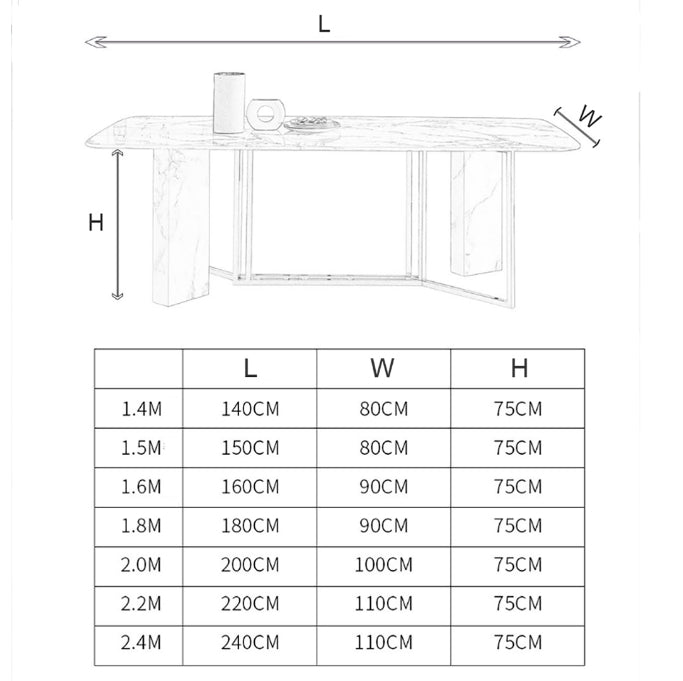 FenX Dining Table, Dining Table, Sintered Stone And Gold-Weilai Concept-Weilai Concept
