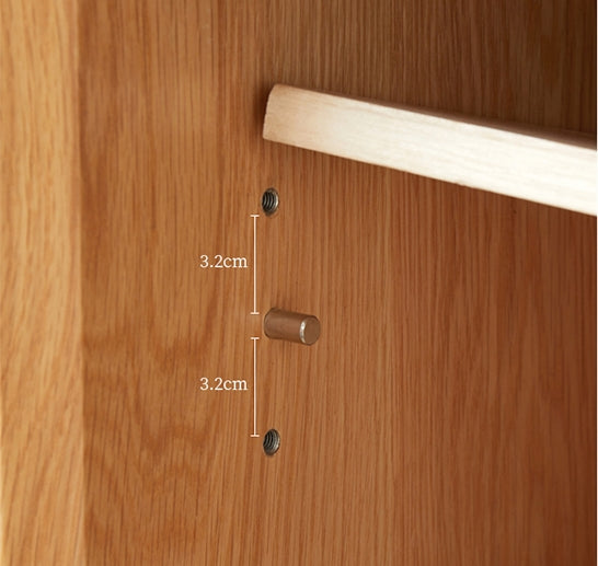 Hans Rattan Shoe Storage Cabinet, Oak-Weilai Concept-Weilai Concept