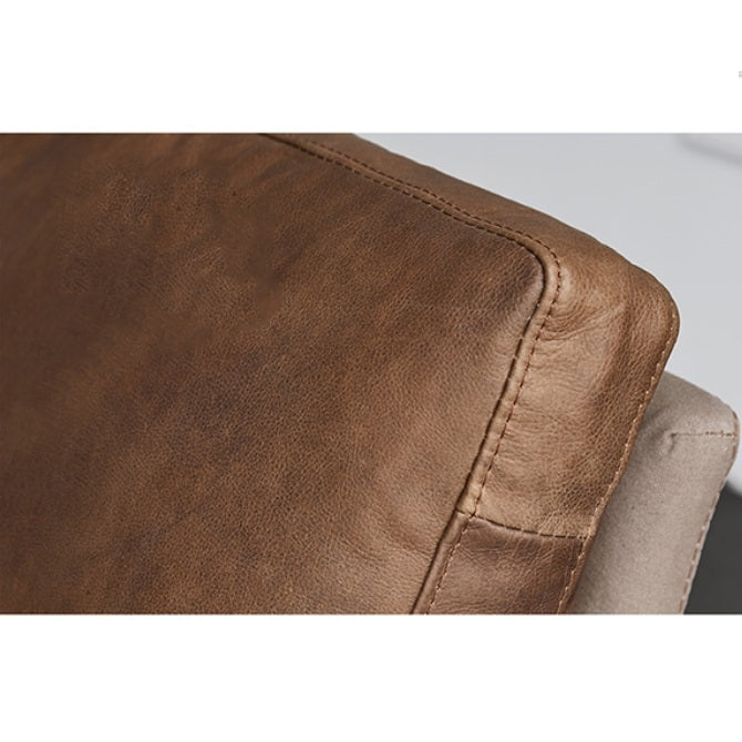 Luna Three Seaters Sofa, Three Seater Corner Sofa, Real Leather-Weilai Concept-Weilai Concept