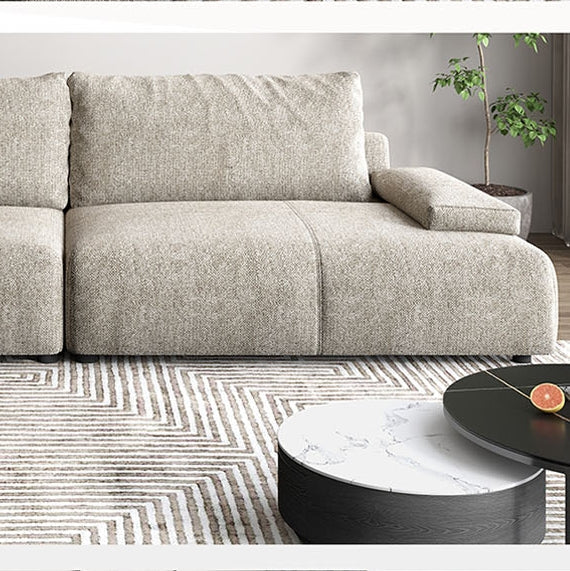 Hank L10 Four Seater Sofa, Linen-Weilai Concept-Weilai Concept