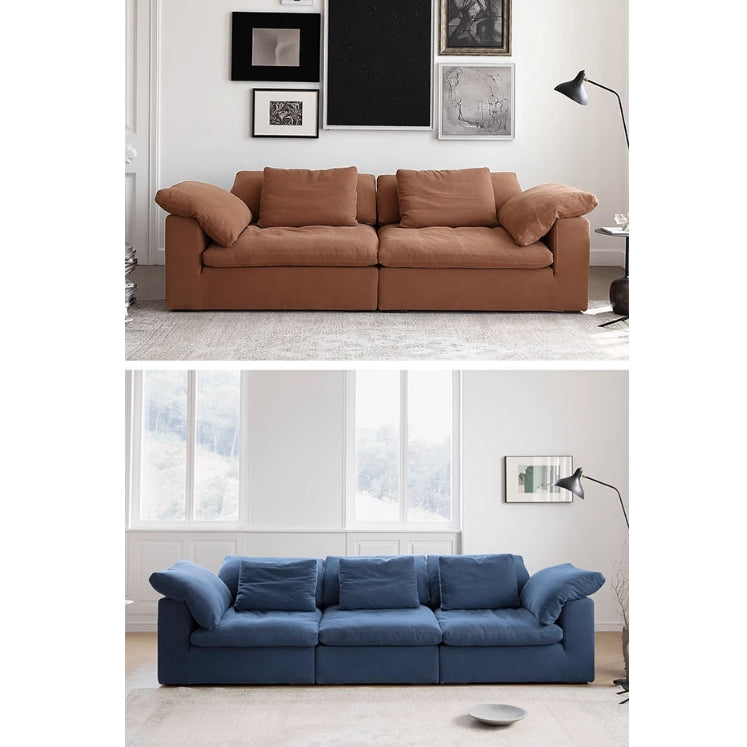 Ransom Two Seater Sofa, Linen-Weilai Concept-Weilai Concept