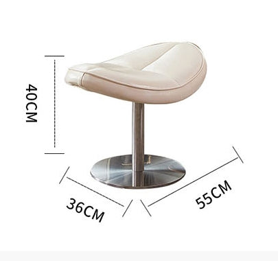 Lobster Lounge Chair With Ottoman, Walnut Texture, Armchair-Weilai Concept-Weilai Concept