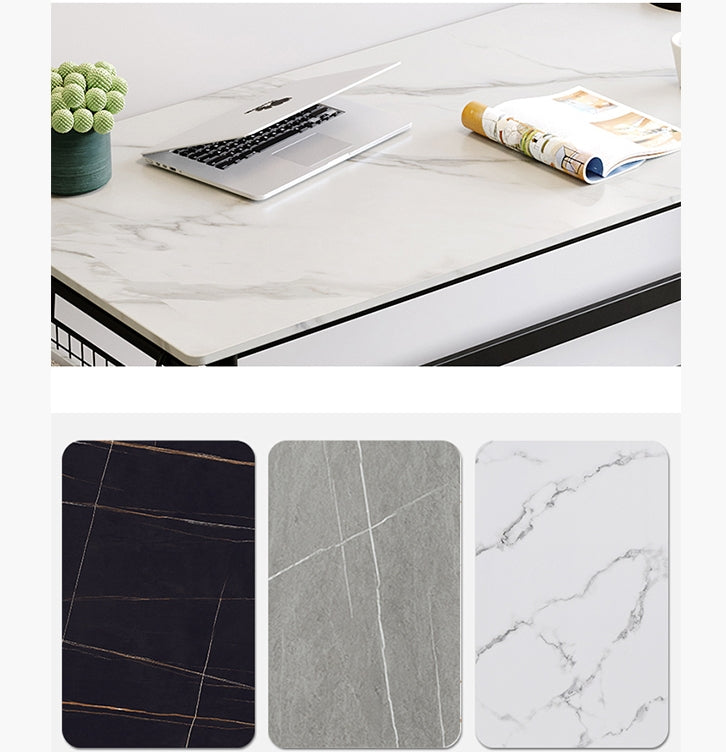 Bleeker Office Desk, Sintered Stone-Weilai Concept-Weilai Concept