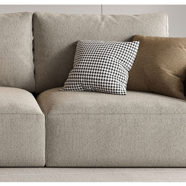 Lionel Three Seater Sofa, Linen-Weilai Concept-Weilai Concept