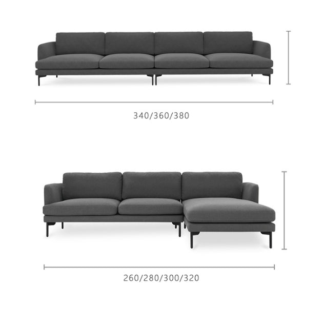 Haven Two Seater Sofa, Armchair, Green Linen-Weilai Concept-Weilai Concept