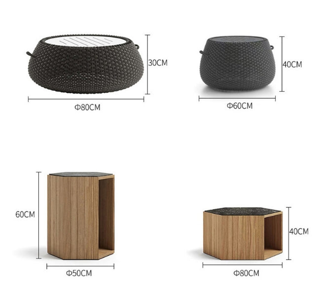 Eusden Rattan Outdoor Sofa Set, Outdoor Furniture-Weilai Concept-Weilai Concept
