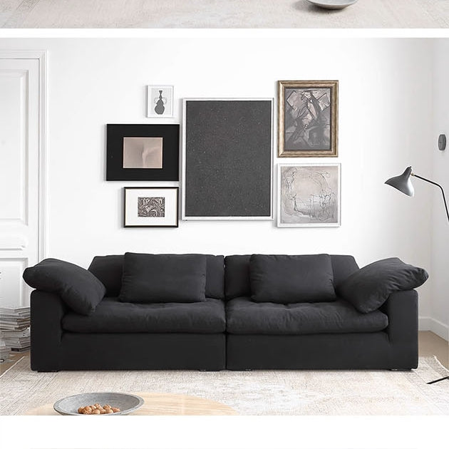 Ransom Two Seater Sofa, Linen-Weilai Concept-Weilai Concept