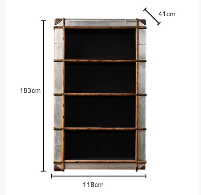 AF55 Aviator Bookcase, Loft Style-Weilai Concept-Weilai Concept