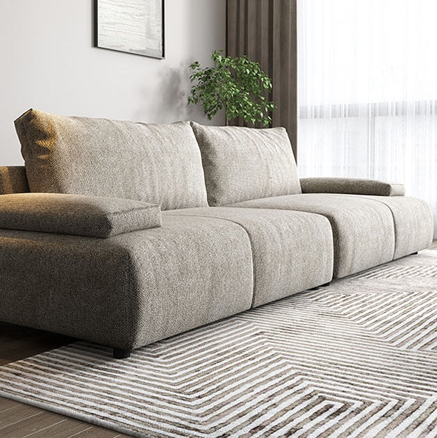 Hank L10 Four Seater Sofa, Linen-Weilai Concept-Weilai Concept