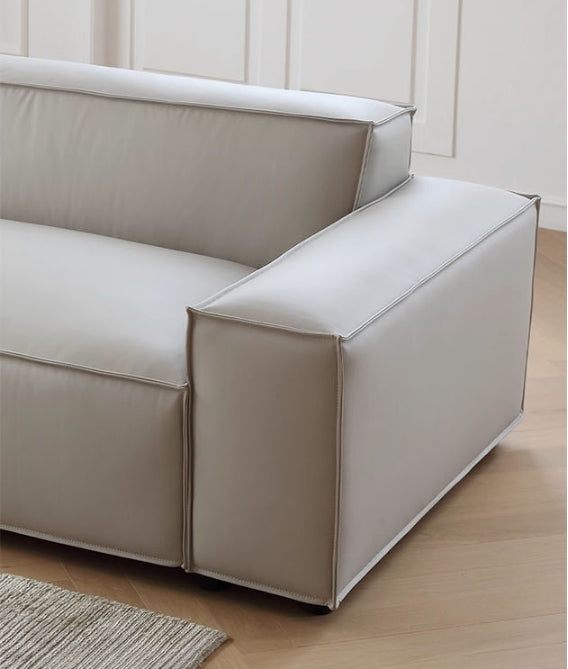 Ximenes Two Seater Sofa, Leathaire-Weilai Concept-Weilai Concept