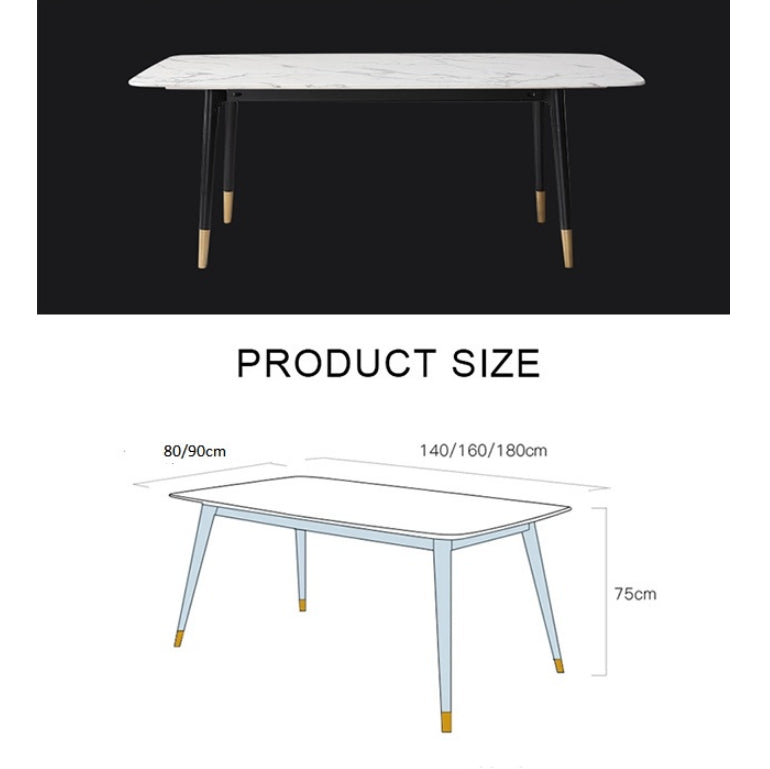 Malvern Dining Table, White-Weilai Concept-Weilai Concept
