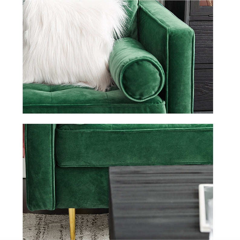 Hanoi Three Seater Sofa, Velvet-Weilai Concept-Weilai Concept