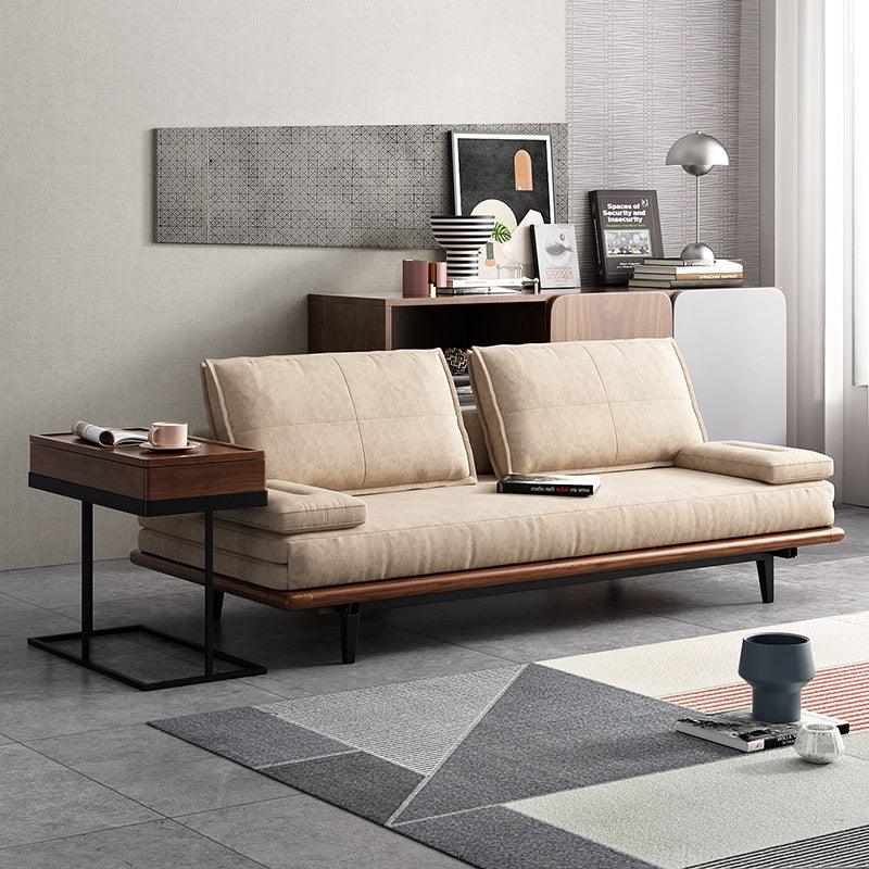 Hay Storage Side Table, Walnut-Weilai Concept-Weilai Concept