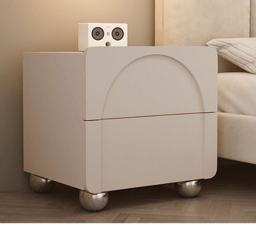 Niomi Bedside Table, Cream-Weilai Concept-Light Grey-Weilai Concept