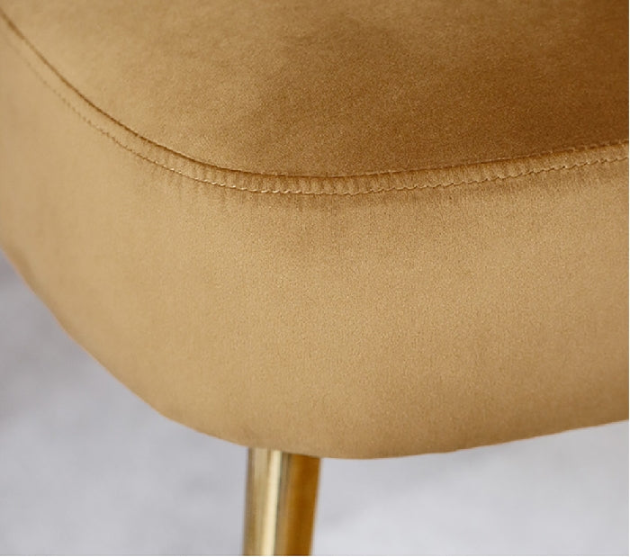 Dwight Dining Chair, Gold Frame-Weilai concept-Weilai Concept