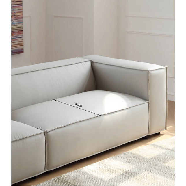 Ximenes Two Seater Sofa, Leathaire-Weilai Concept-Weilai Concept