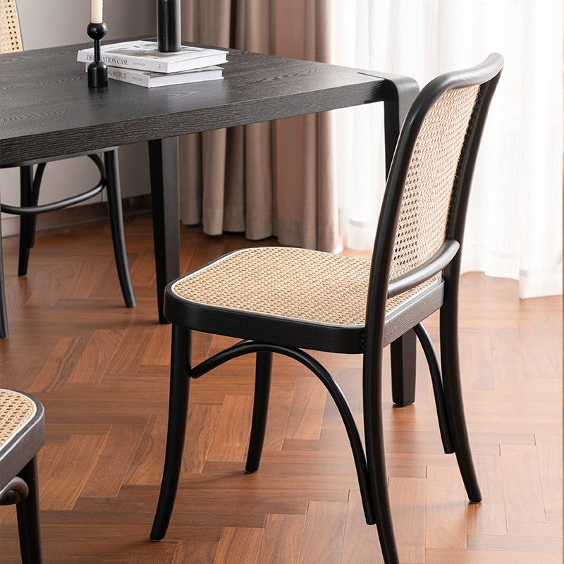 Vanesa Rattan Dining Chair, Oak-Weilai Concept-Weilai Concept