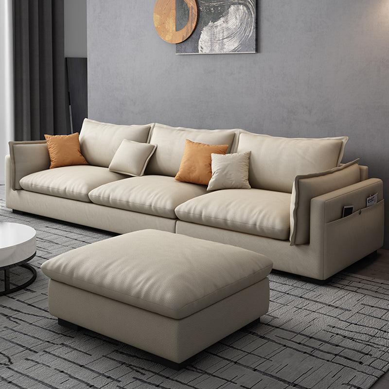 G918 Amos Three Seater Sofa Corner, Leathaire-Weilai Concept-Weilai Concept
