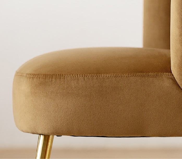 Dwight Dining Chair, Gold Frame-Weilai concept-Weilai Concept