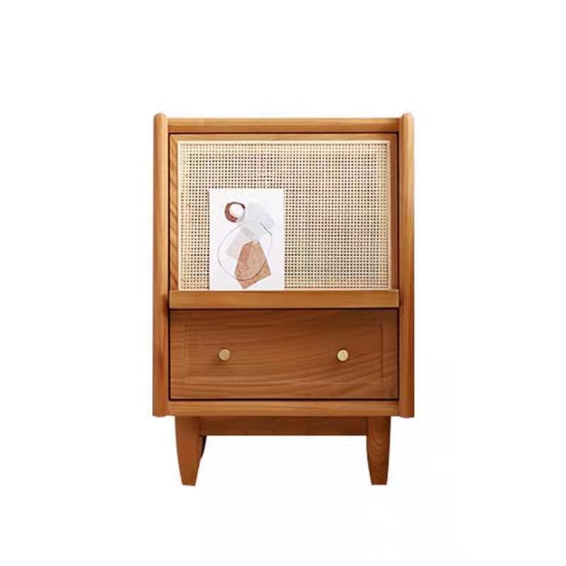 Radiogram Bedside Table, Walnut-Weilai Concept-Weilai Concept