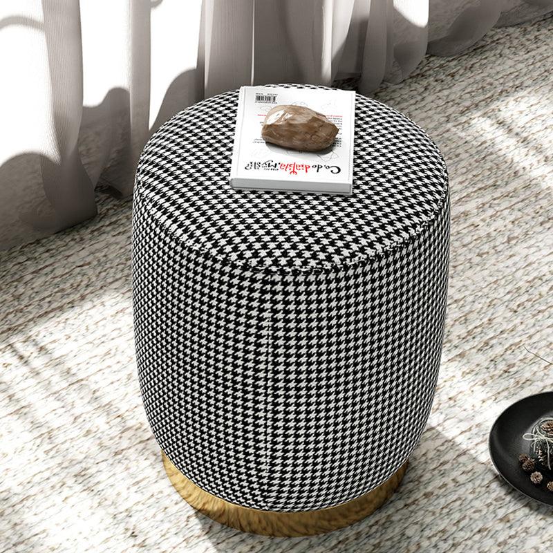 N89 Round Stool, Leather/ Velvet-Weilai Concept-Weilai Concept