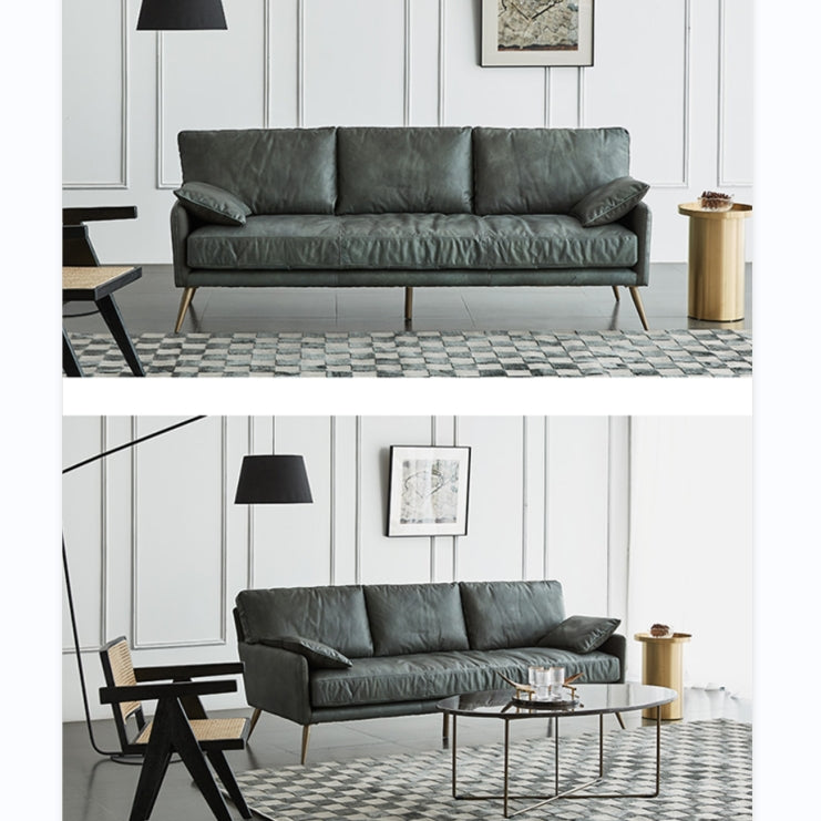 Luna Three Seaters Sofa, Three Seater Corner Sofa, Real Leather-Weilai Concept-Weilai Concept