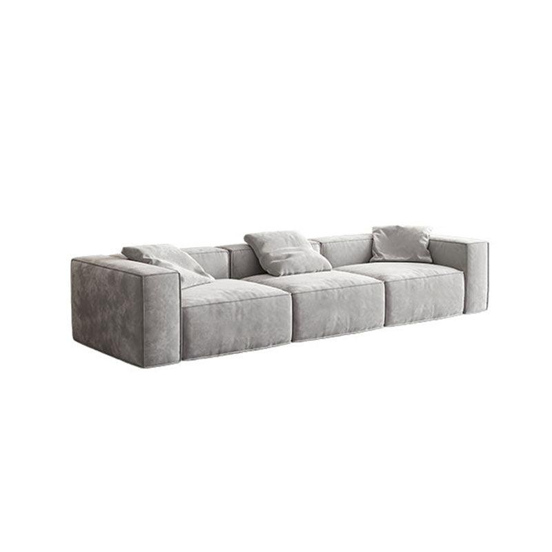 Yetta Three Seater, Four Seater Sofa, Corner Sofa, Grey Velvet-Weilai Concept-Three Seater 305cm-Light Grey-Weilai Concept