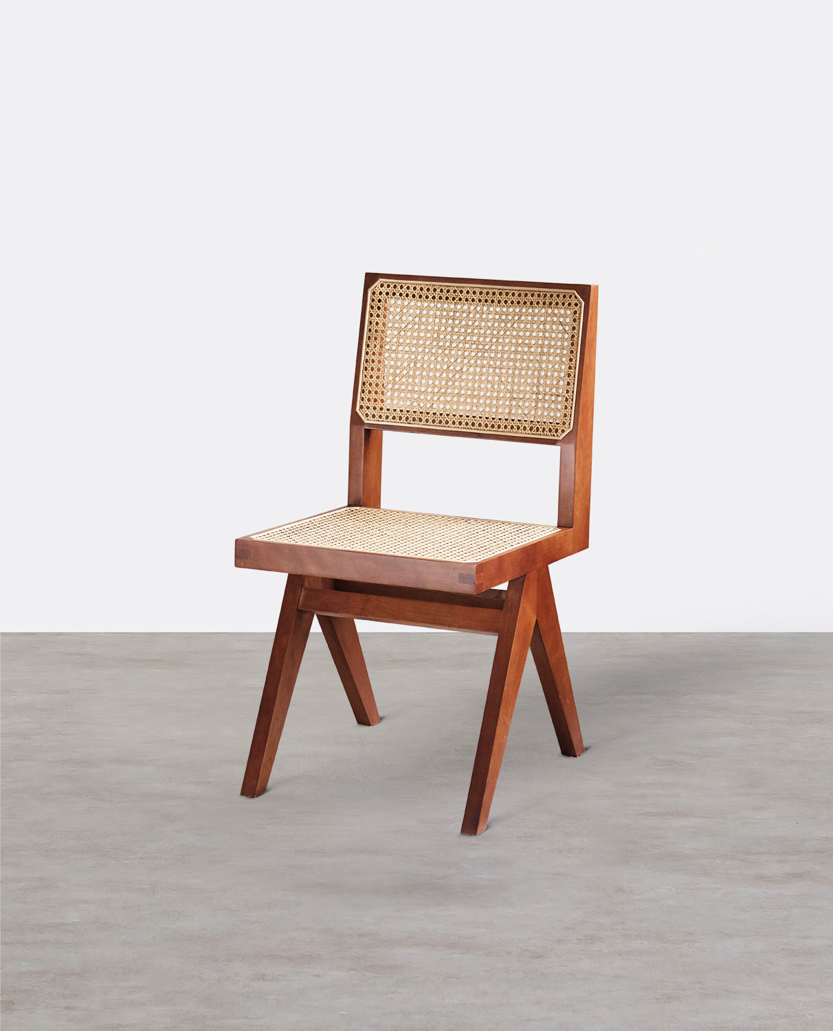 Caribbean Rattan Dining Chair, Oak