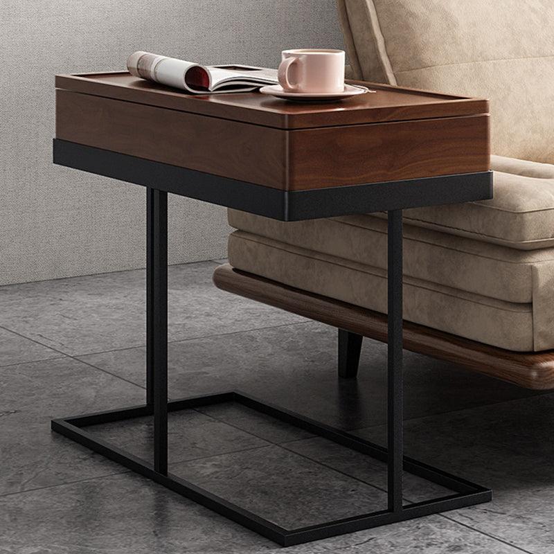 Hay Storage Side Table, Walnut-Weilai Concept-Weilai Concept